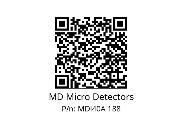  MDI40A120S5/30L6SXPR MD Micro Detectors MDI40A 188