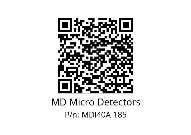  MDI40A2048Z5/30P6SXPR MD Micro Detectors MDI40A 185