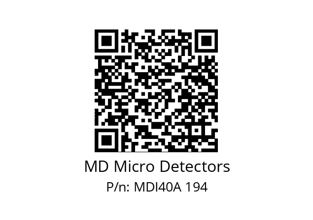  MDI40A256S5/30L6SXPR MD Micro Detectors MDI40A 194