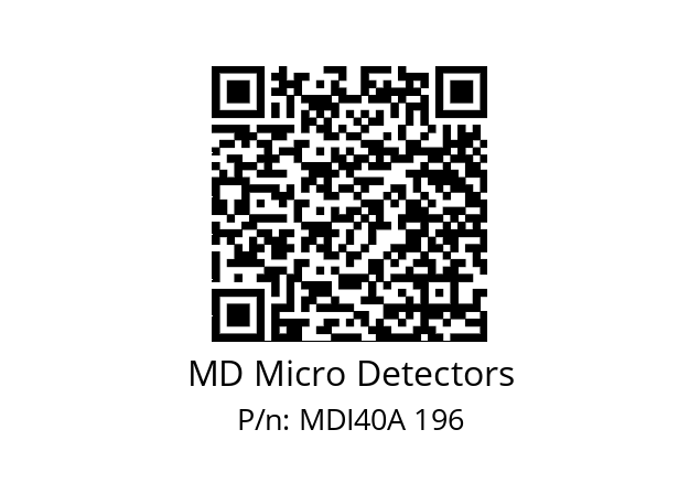  MDI40A360S5/30L6SXPR MD Micro Detectors MDI40A 196