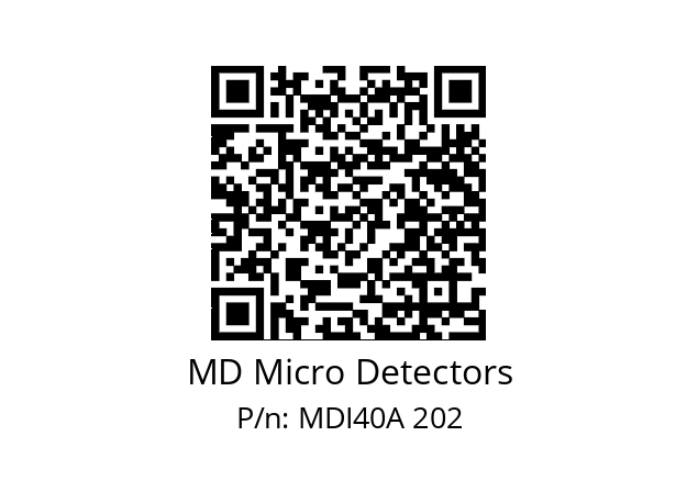  MDI40A625S5/30L6SXPR MD Micro Detectors MDI40A 202