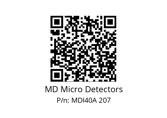  MDI40A1000S5/30L6SXPR MD Micro Detectors MDI40A 207