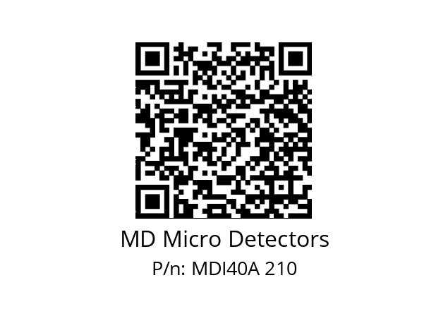  MDI40A1250S5/30L6SXPR MD Micro Detectors MDI40A 210