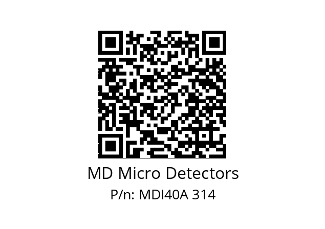  MDI40A150S5/30L6XXPR+M.162 MD Micro Detectors MDI40A 314