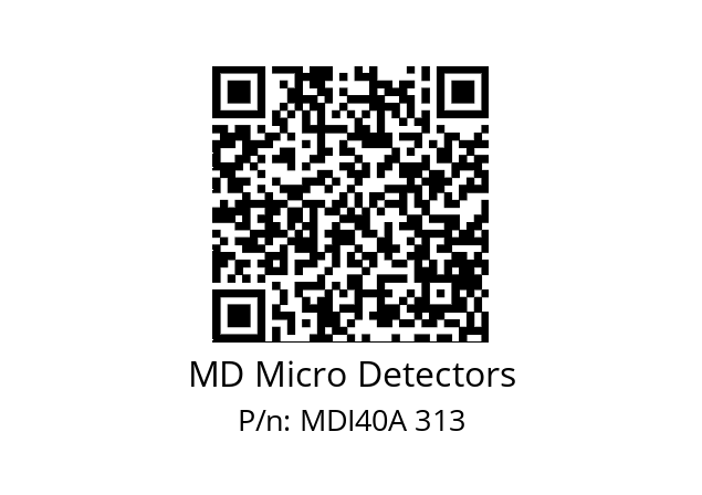  MDI40A128S5/30L6XXPR+M.162 MD Micro Detectors MDI40A 313