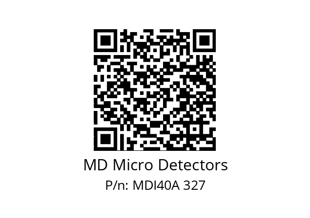  MDI40A720S5/30L6XXPR+M.162 MD Micro Detectors MDI40A 327