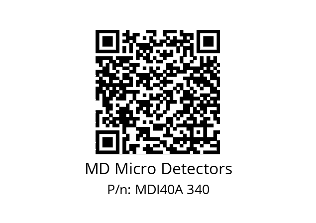  MDI40A2048S5/30L6XXPR+M.162 MD Micro Detectors MDI40A 340