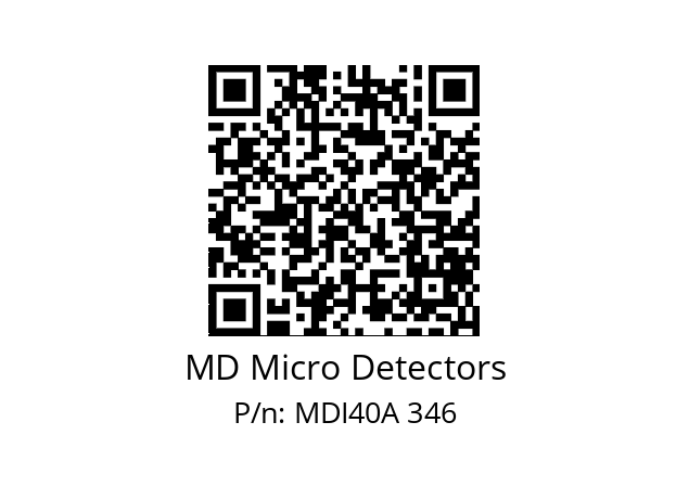  MDI40A200Z5/30L6XXPR+M.162 MD Micro Detectors MDI40A 346