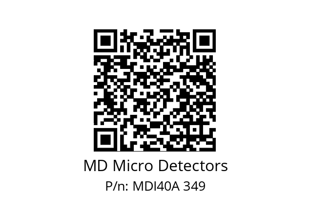  MDI40A256Z5/30L6XXPR+M.162 MD Micro Detectors MDI40A 349