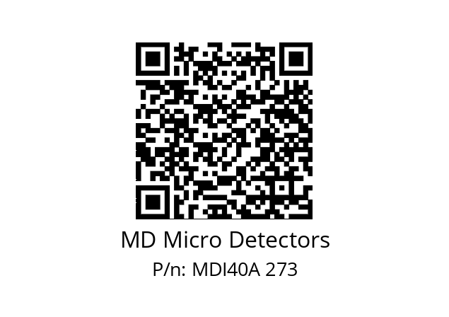  MDI40A1440S5/30P6XXPR+M.162 MD Micro Detectors MDI40A 273