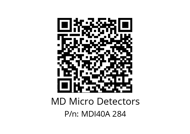  MDI40A200Z5/30P6XXPR+M.162 MD Micro Detectors MDI40A 284