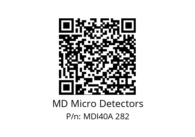  MDI40A128Z5/30P6XXPR+M.162 MD Micro Detectors MDI40A 282