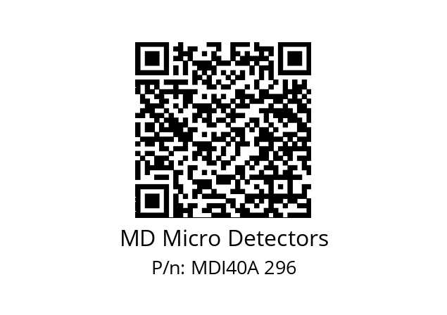  MDI40A720Z5/30P6XXPR+M.162 MD Micro Detectors MDI40A 296