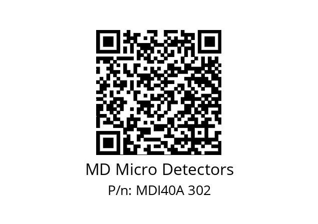  MDI40A1200Z5/30P6XXPR+M.162 MD Micro Detectors MDI40A 302