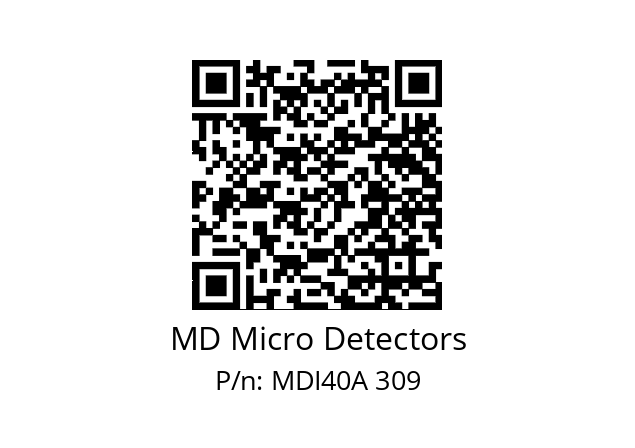  MDI40A2048Z5/30P6XXPR+M.162 MD Micro Detectors MDI40A 309