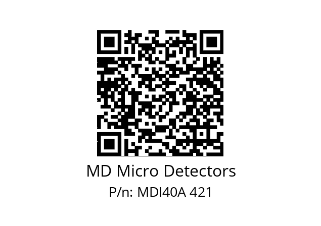  MDI40A750Z5/30P6SXPR+M.162 MD Micro Detectors MDI40A 421