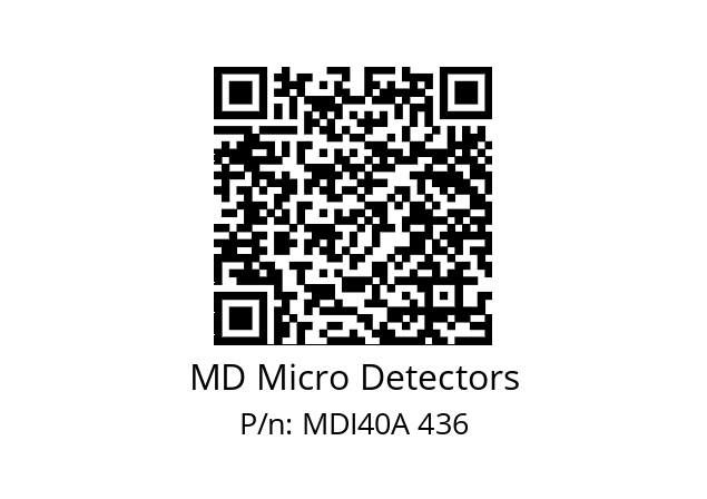  MDI40A120S5/30L6SXPR+M.162 MD Micro Detectors MDI40A 436