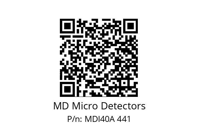  MDI40A250S5/30L6SXPR+M.162 MD Micro Detectors MDI40A 441