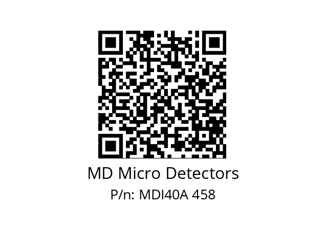  MDI40A1250S5/30L6SXPR+M.162 MD Micro Detectors MDI40A 458