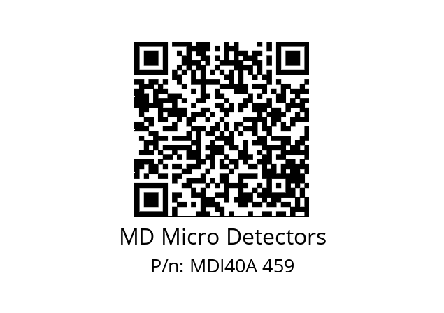  MDI40A1440S5/30L6SXPR+M.162 MD Micro Detectors MDI40A 459