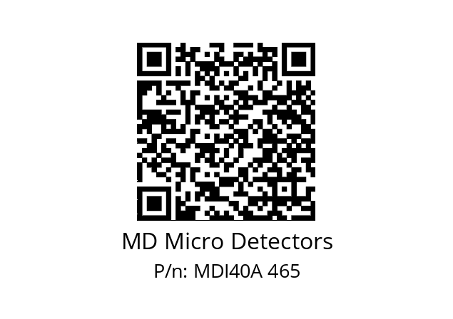  MDI40A2500S5/30L6SXPR+M.162 MD Micro Detectors MDI40A 465