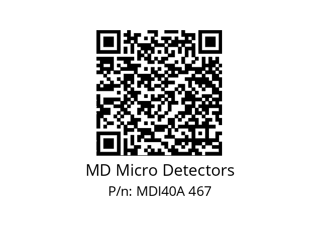  MDI40A120Z5/30L6SXPR+M.162 MD Micro Detectors MDI40A 467