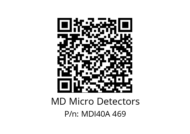  MDI40A150Z5/30L6SXPR+M.162 MD Micro Detectors MDI40A 469