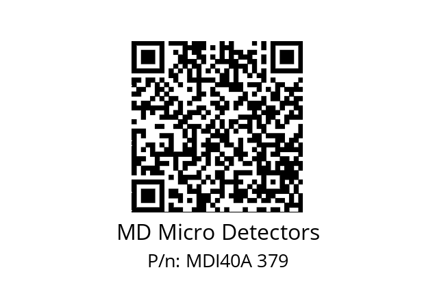  MDI40A250S5/30P6SXPR+M.162 MD Micro Detectors MDI40A 379