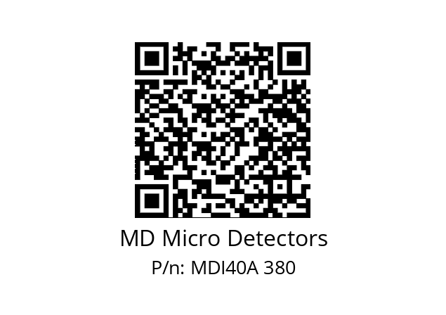  MDI40A256S5/30P6SXPR+M.162 MD Micro Detectors MDI40A 380