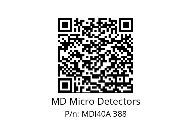  MDI40A625S5/30P6SXPR+M.162 MD Micro Detectors MDI40A 388