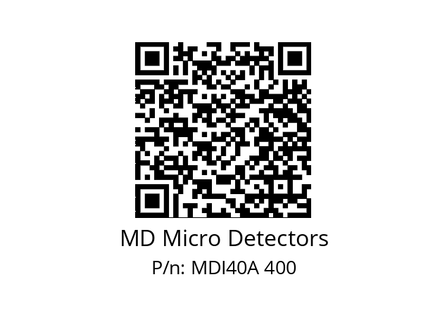  MDI40A1800S5/30P6SXPR+M.162 MD Micro Detectors MDI40A 400