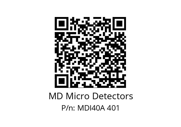  MDI40A2000S5/30P6SXPR+M.162 MD Micro Detectors MDI40A 401