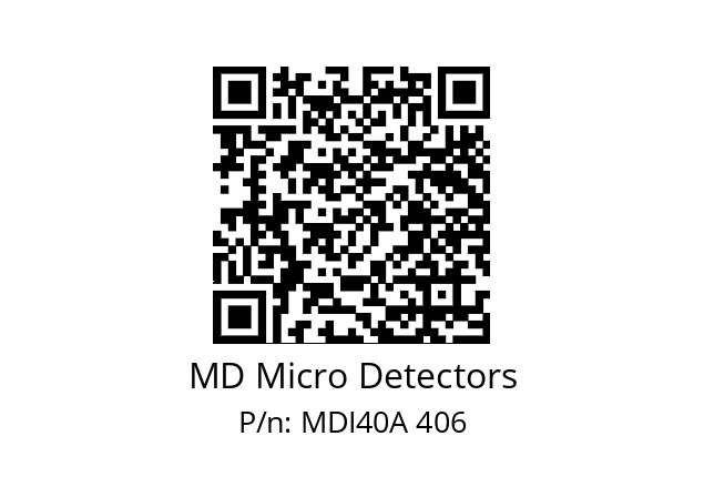  MDI40A128Z5/30P6SXPR+M.162 MD Micro Detectors MDI40A 406