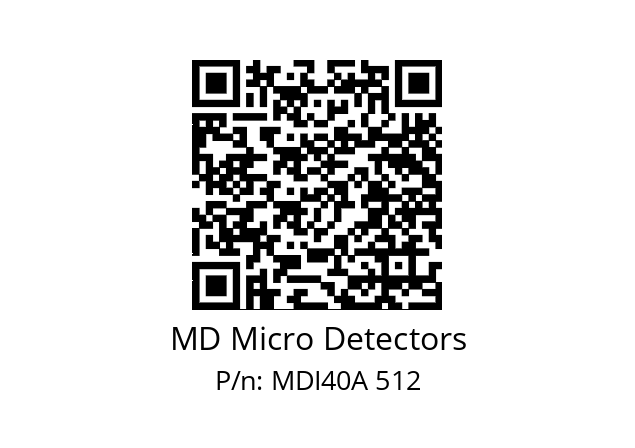  MDI40A625S5/30P6XXPR0,3+M12.162 MD Micro Detectors MDI40A 512