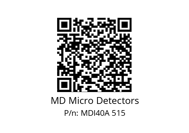  MDI40A800S5/30P6XXPR0,3+M12.162 MD Micro Detectors MDI40A 515