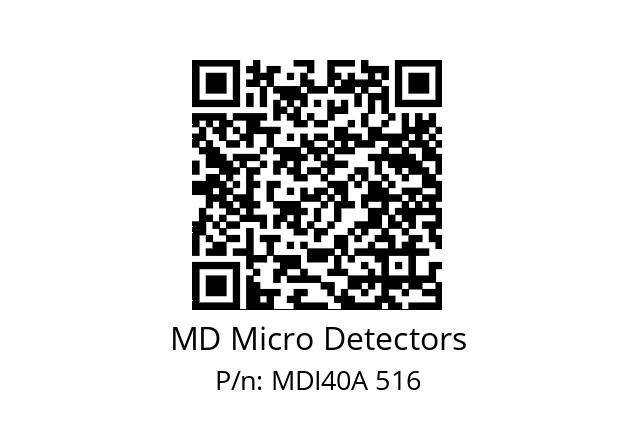  MDI40A900S5/30P6XXPR0,3+M12.162 MD Micro Detectors MDI40A 516