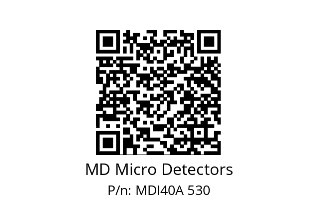  MDI40A128Z5/30P6XXPR0,3+M12.162 MD Micro Detectors MDI40A 530