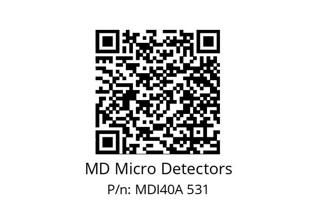  MDI40A150Z5/30P6XXPR0,3+M12.162 MD Micro Detectors MDI40A 531