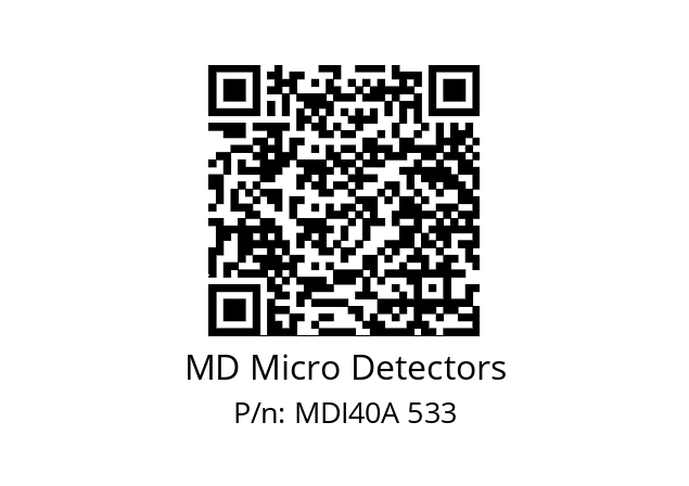  MDI40A240Z5/30P6XXPR0,3+M12.162 MD Micro Detectors MDI40A 533