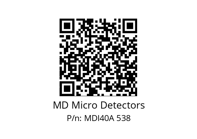  MDI40A400Z5/30P6XXPR0,3+M12.162 MD Micro Detectors MDI40A 538