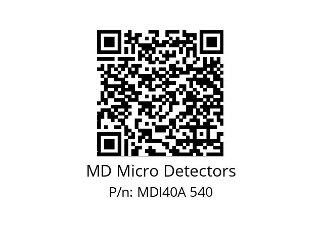  MDI40A500Z5/30P6XXPR0,3+M12.162 MD Micro Detectors MDI40A 540