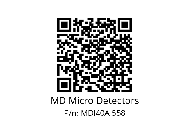  MDI40A2500Z5/30P6XXPR0,3+M12.162 MD Micro Detectors MDI40A 558