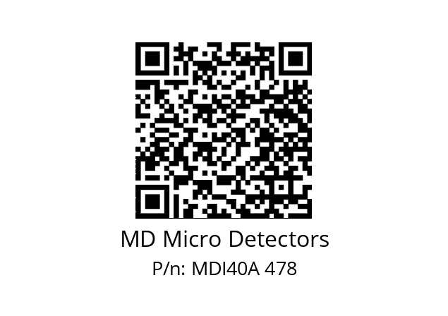  MDI40A500Z5/30L6SXPR+M.162 MD Micro Detectors MDI40A 478