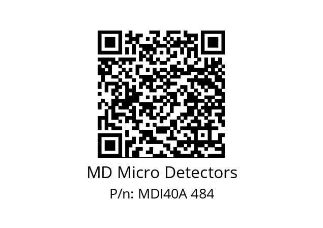  MDI40A800Z5/30L6SXPR+M.162 MD Micro Detectors MDI40A 484