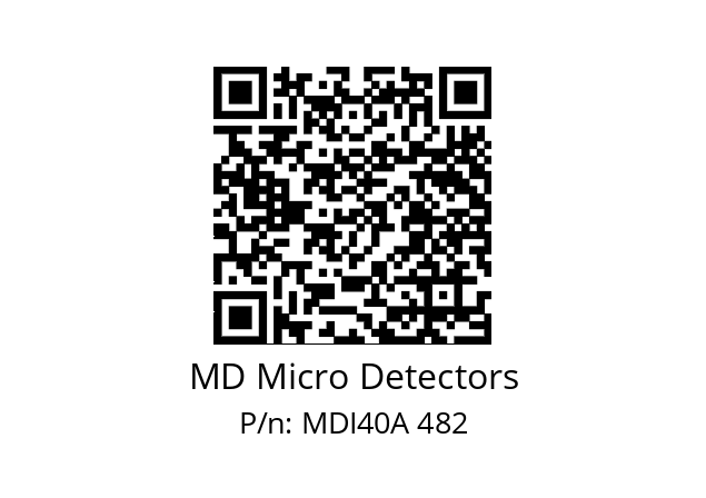  MDI40A720Z5/30L6SXPR+M.162 MD Micro Detectors MDI40A 482