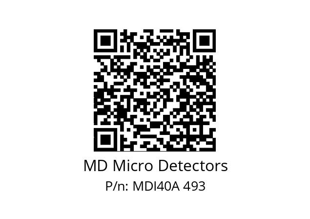  MDI40A1800Z5/30L6SXPR+M.162 MD Micro Detectors MDI40A 493