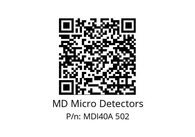  MDI40A240S5/30P6XXPR0,3+M12.162 MD Micro Detectors MDI40A 502