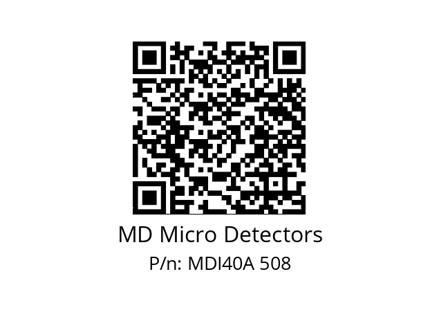  MDI40A480S5/30P6XXPR0,3+M12.162 MD Micro Detectors MDI40A 508