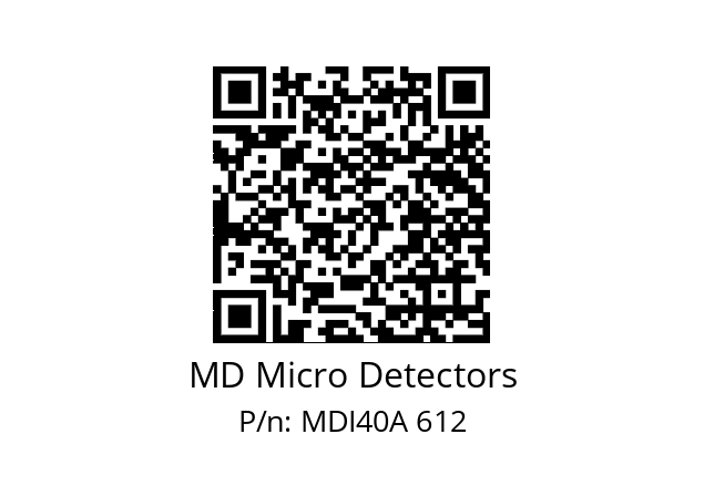  MDI40A1200Z5/30L6XXPR0,3+M12.162 MD Micro Detectors MDI40A 612