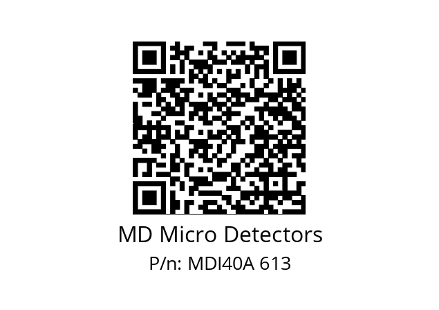  MDI40A1250Z5/30L6XXPR0,3+M12.162 MD Micro Detectors MDI40A 613